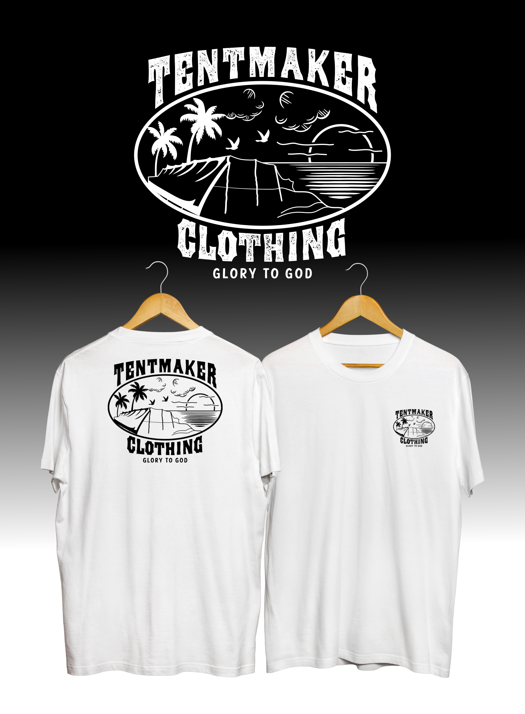 T-shirt Design by DesigNooox for Tent Maker Clothing Co. | Design #29095842