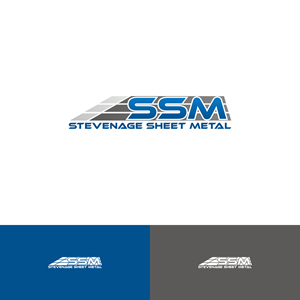 SSM Stevenage Sheet Metal | Logo Design by alitjuara