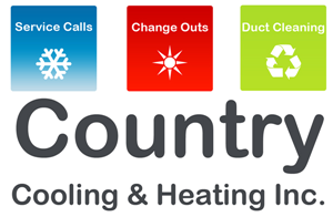Logo-Design von Love Organic Design für Country Cooling & Heating Inc | Design #66959