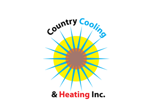 Logo-Design von Jesse Moran für Country Cooling & Heating Inc | Design #67260