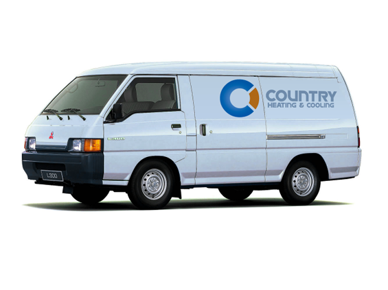 Logo Design by sD for Country Cooling & Heating Inc | Design #66874