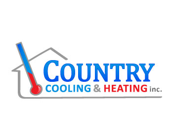 Logo Design by bluberri for Country Cooling & Heating Inc | Design #67043