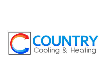 Diseño de Logo por bluberri para Country Cooling & Heating Inc | Diseño #67054