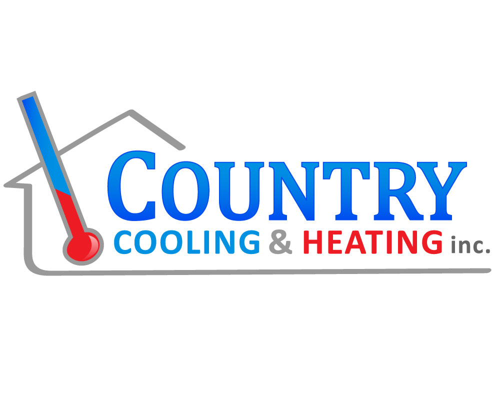 Diseño de Logo por bluberri para Country Cooling & Heating Inc | Diseño #67410