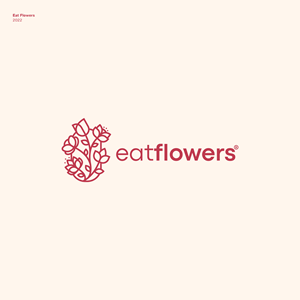 Eat Flowers | Logo Design by JBalloon Design