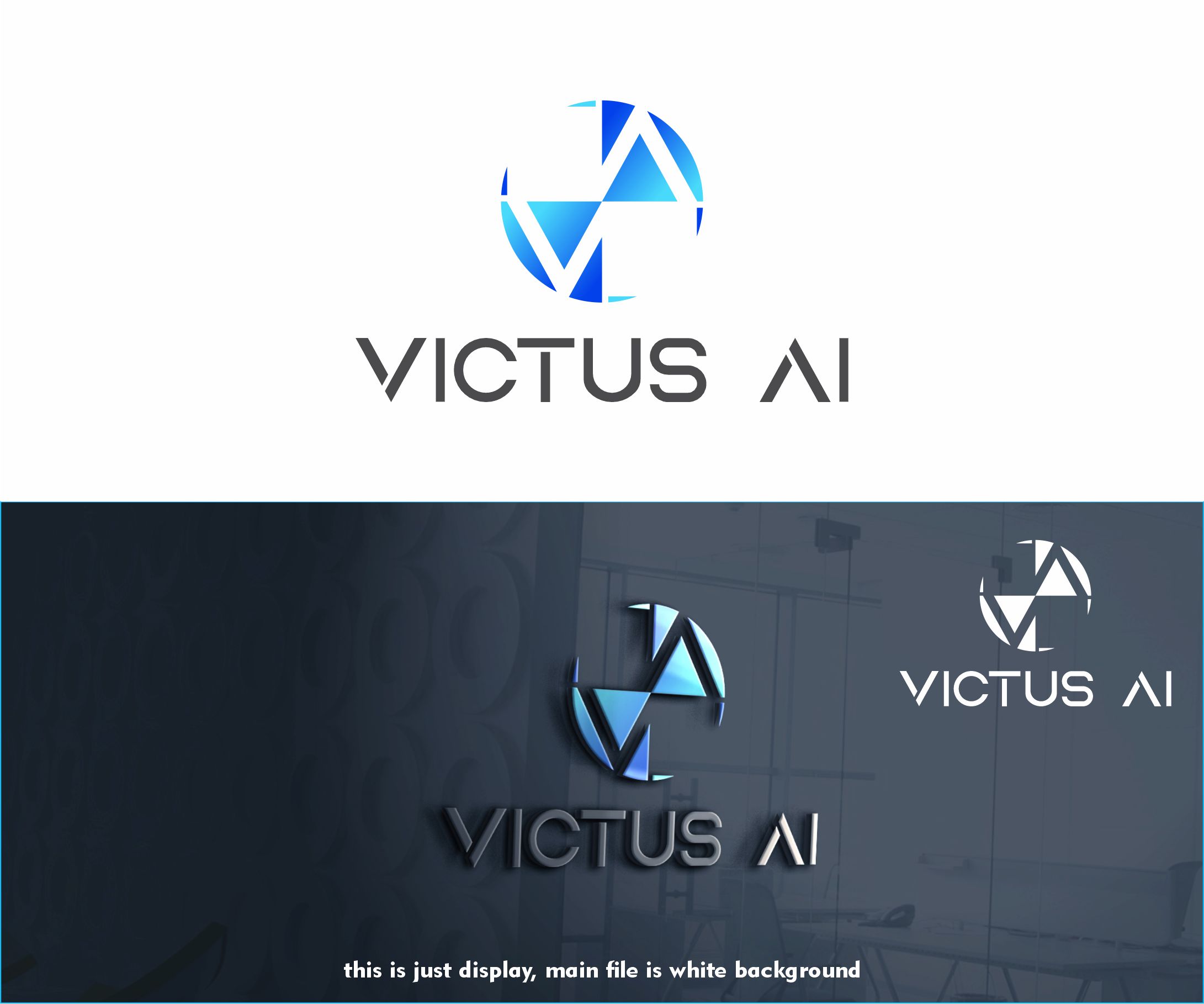Logo Design by alkaline for VICTUS AI | Design #29092050