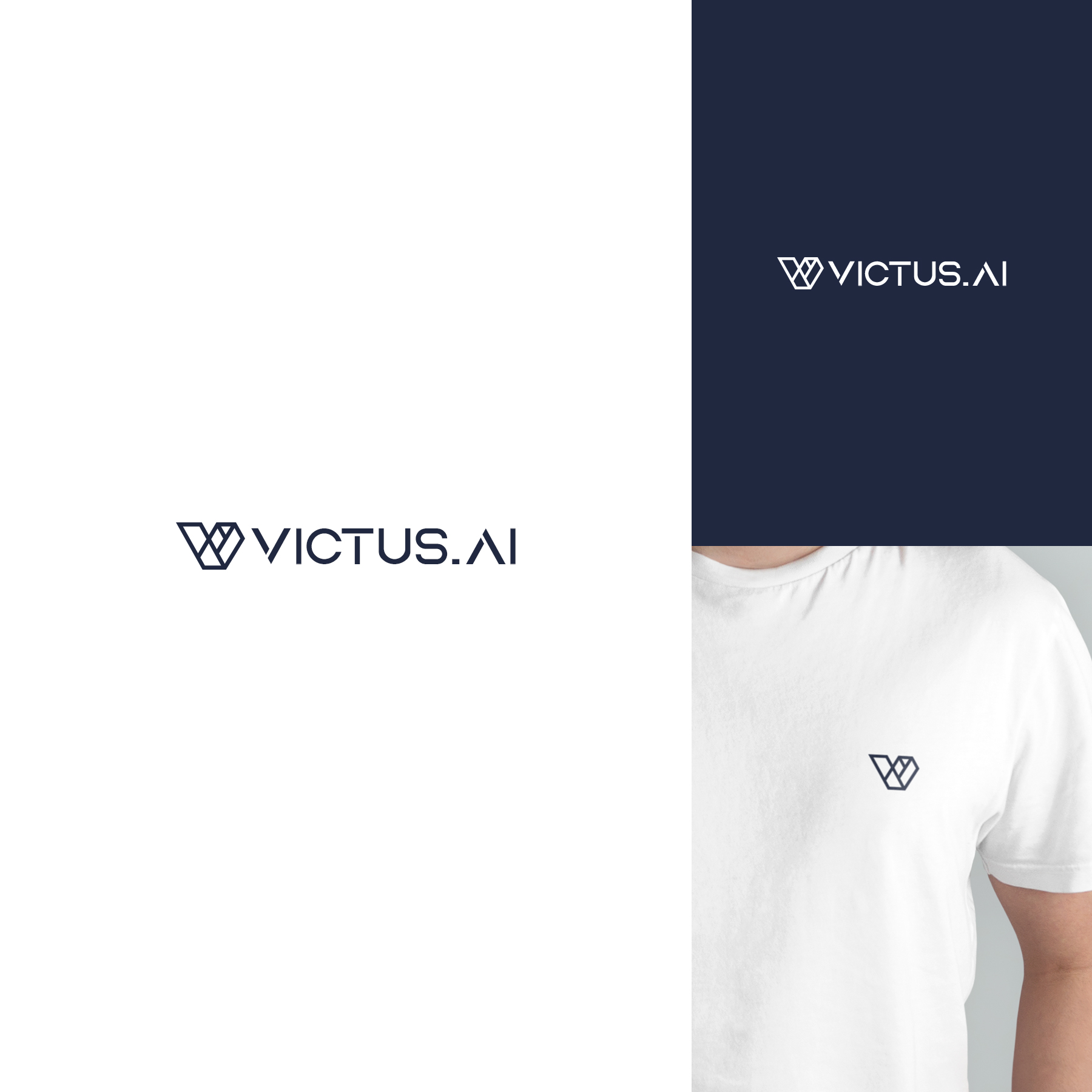 Diseño de Logo por JohnM. para VICTUS AI | Diseño #29108604