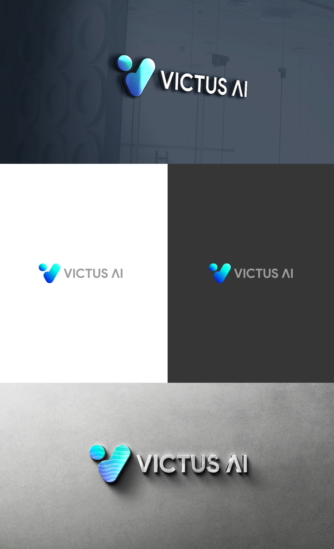 Logo Design by GLDesigns for VICTUS AI | Design #29090001