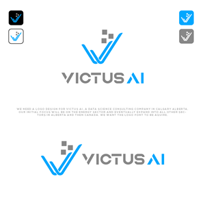 Diseño de Logo por AlphabetZero.co.uk para VICTUS AI | Diseño: #29109462