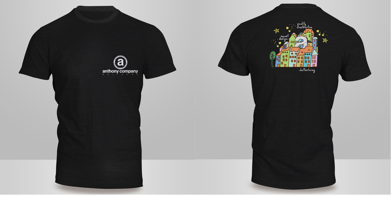 T-shirt Design by Kero for Anthony Company Builders | Design #29096966
