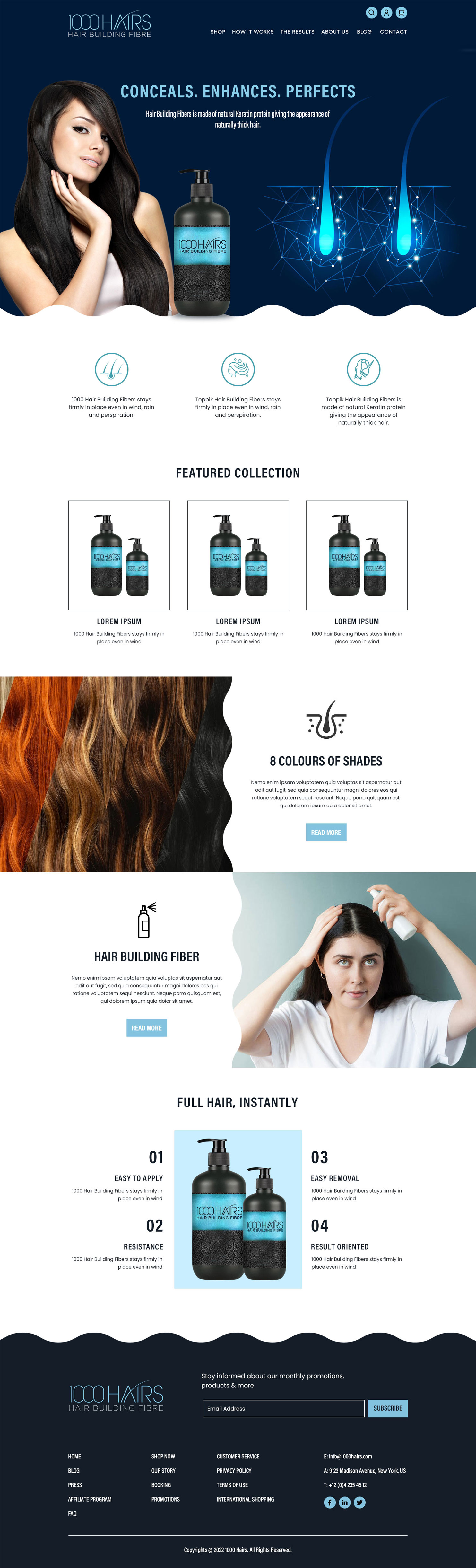 Web Design par MAZY pour Dolce Extensions International  | Design #29096294