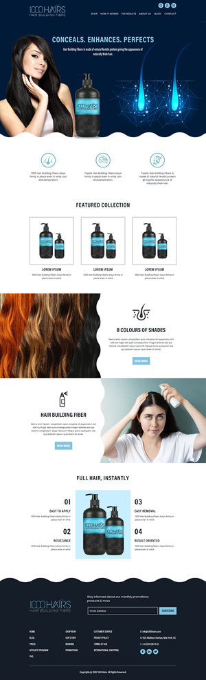 Diseño Web por MAZY para Dolce Extensions International  | Diseño #29096294