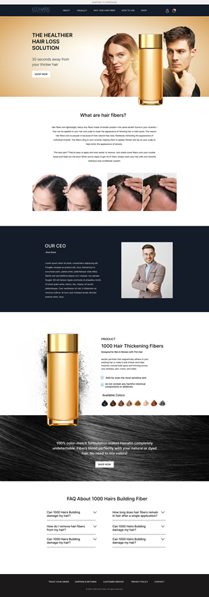 Web Design by DeriMH for Dolce Extensions International  | Design: #29102878