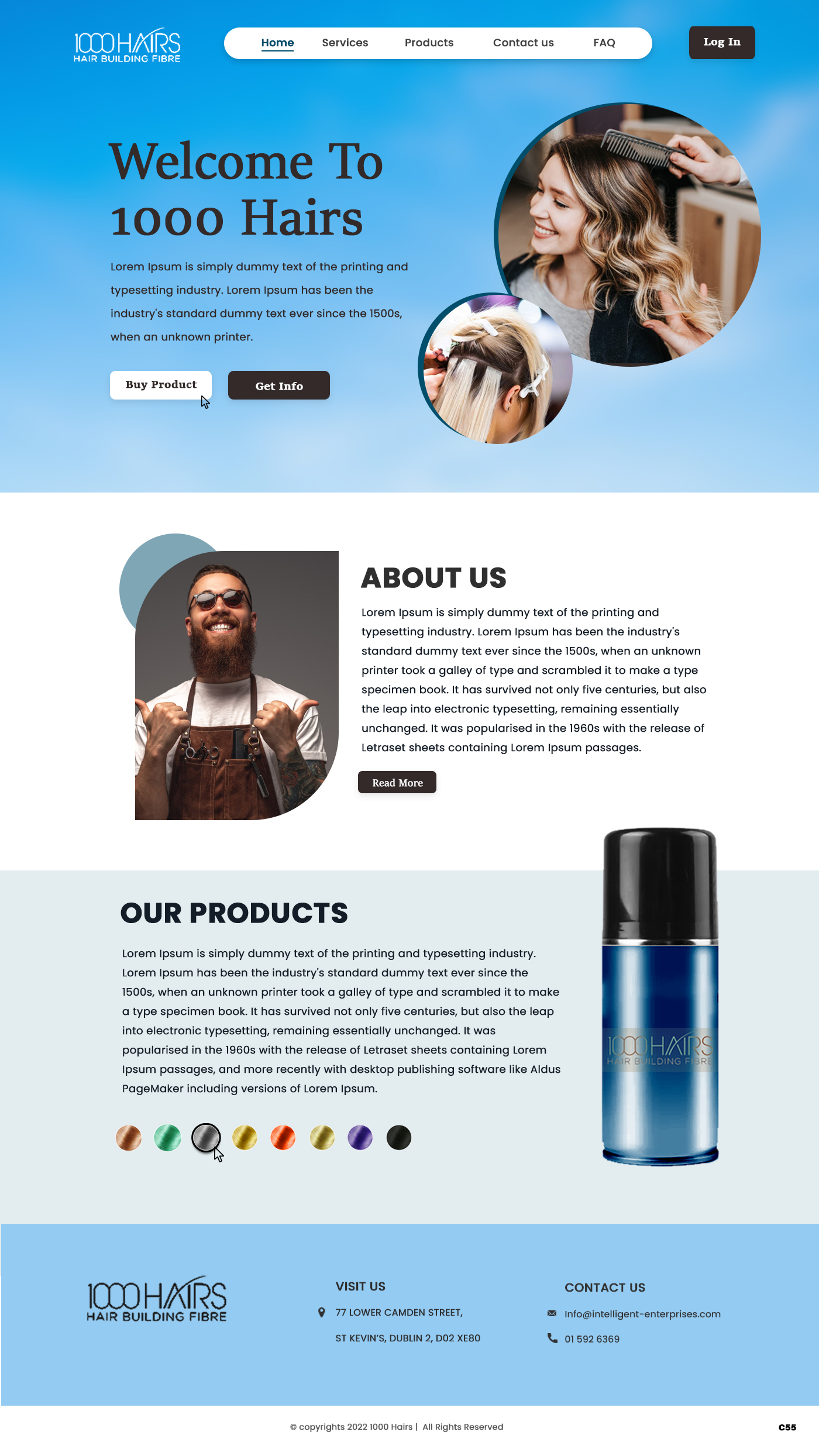 Web Design by pb for Dolce Extensions International  | Design #29106971