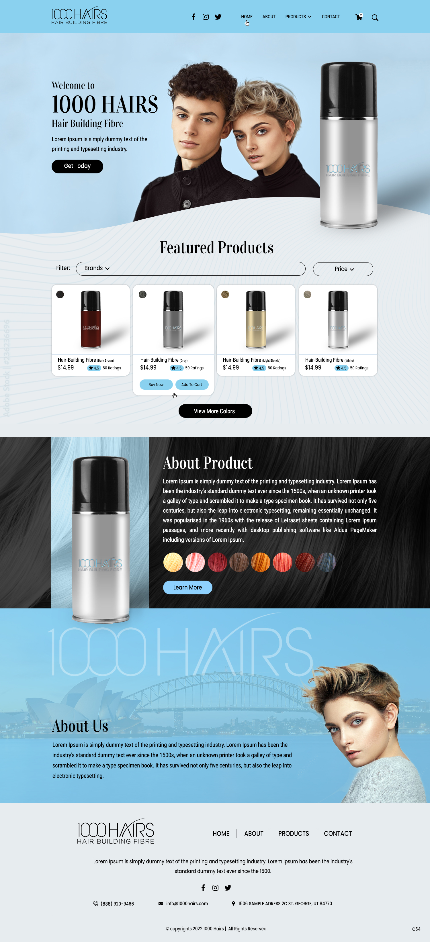 Web Design by pb for Dolce Extensions International  | Design #29106974