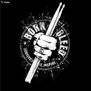 T-shirt Design by nicholash for BORN 2 BLEED | Design: #29115859
