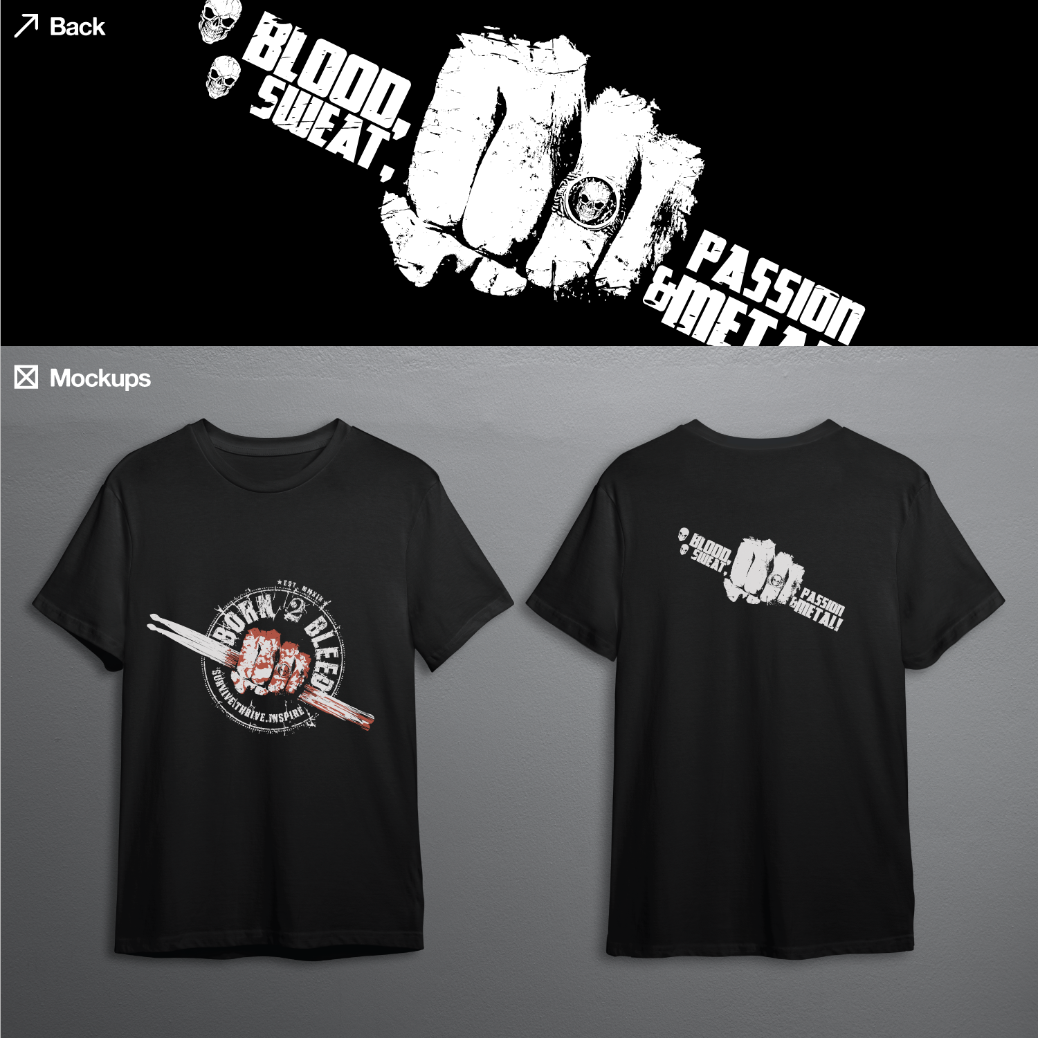 T-shirt Design by nicholash for BORN 2 BLEED | Design #29136228