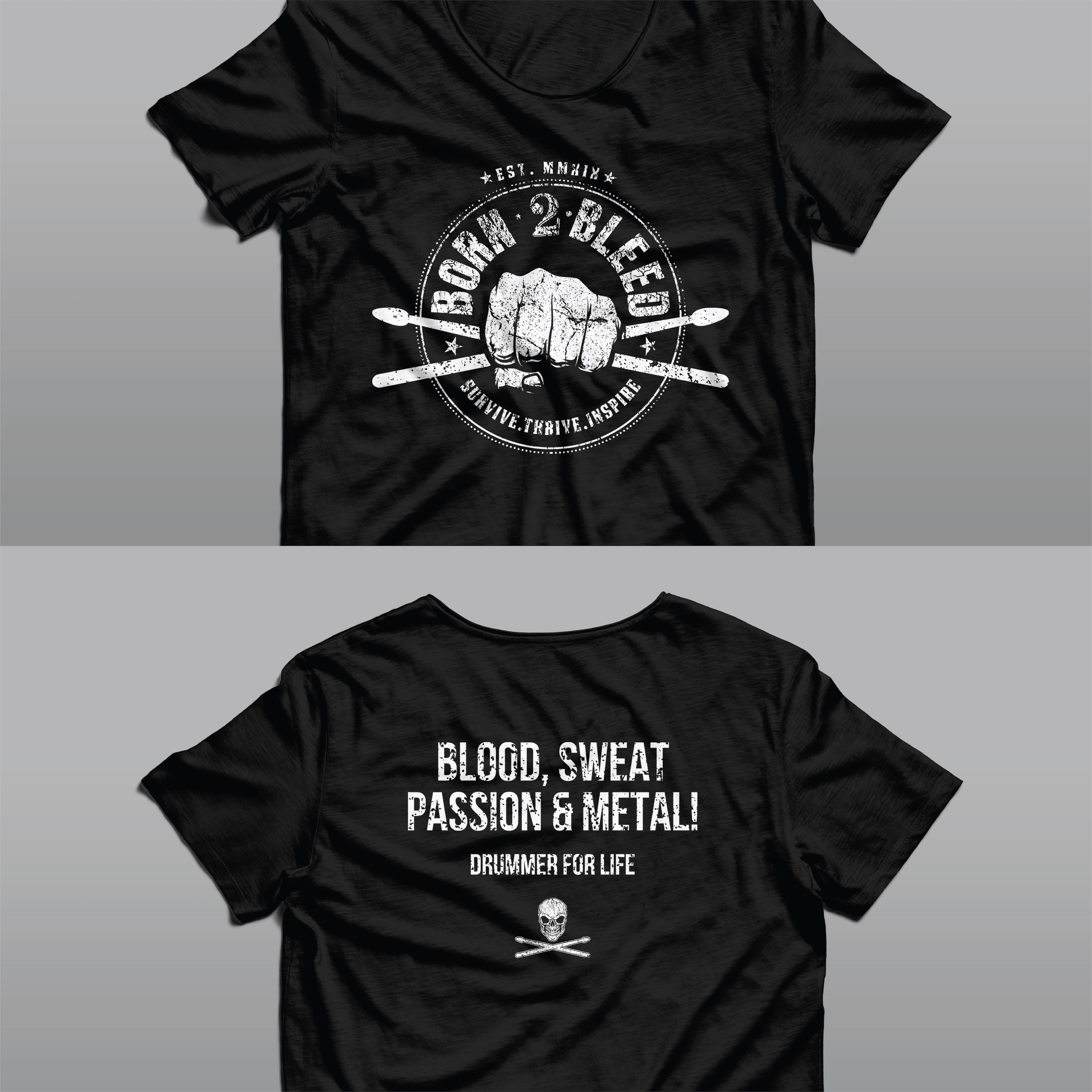 Diseño de Camiseta por the artbishop para BORN 2 BLEED | Diseño #29151311