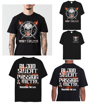 T-shirt Design by Heydale for BORN 2 BLEED | Design: #29117040