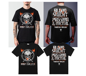 T-shirt Design by Heydale for BORN 2 BLEED | Design: #29133036