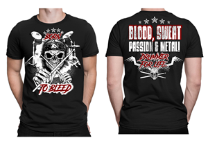 T-shirt Design by elveneclipse for BORN 2 BLEED | Design: #29120438