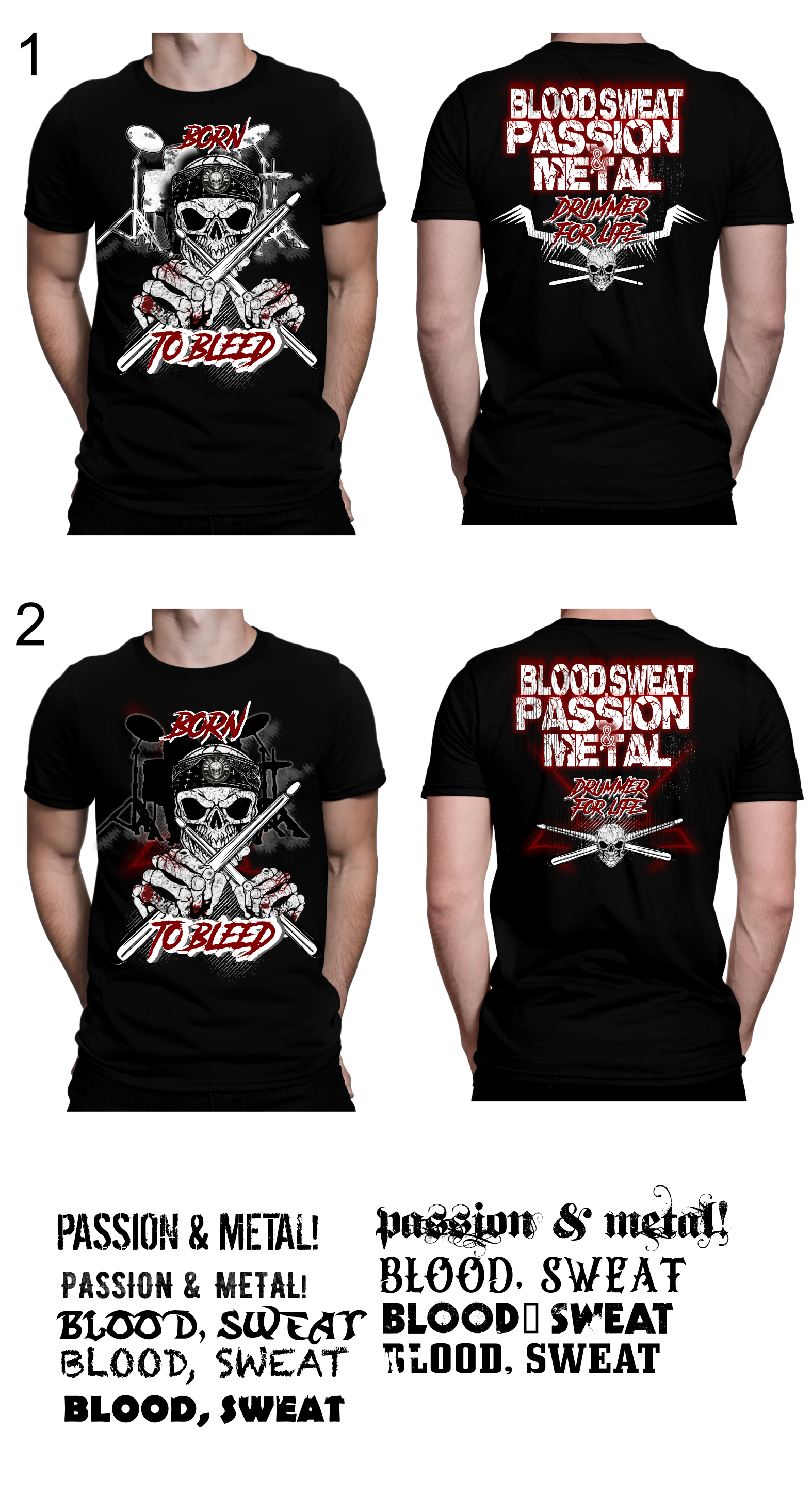 Diseño de Camiseta por elveneclipse para BORN 2 BLEED | Diseño #29121548