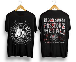T-shirt Design by Navisol Creatives for BORN 2 BLEED | Design: #29126549