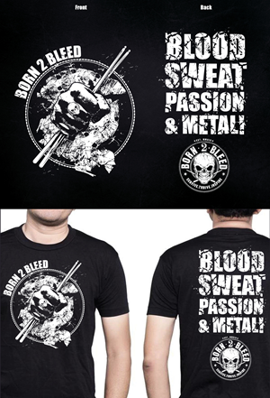 Diseño de Camiseta por ally designs para BORN 2 BLEED | Diseño #29135255
