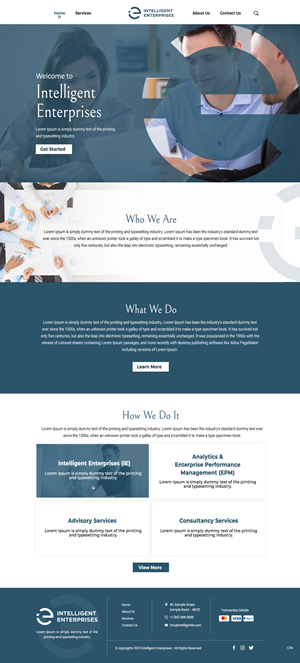 Web Design by pb for this project | Design: #29102356