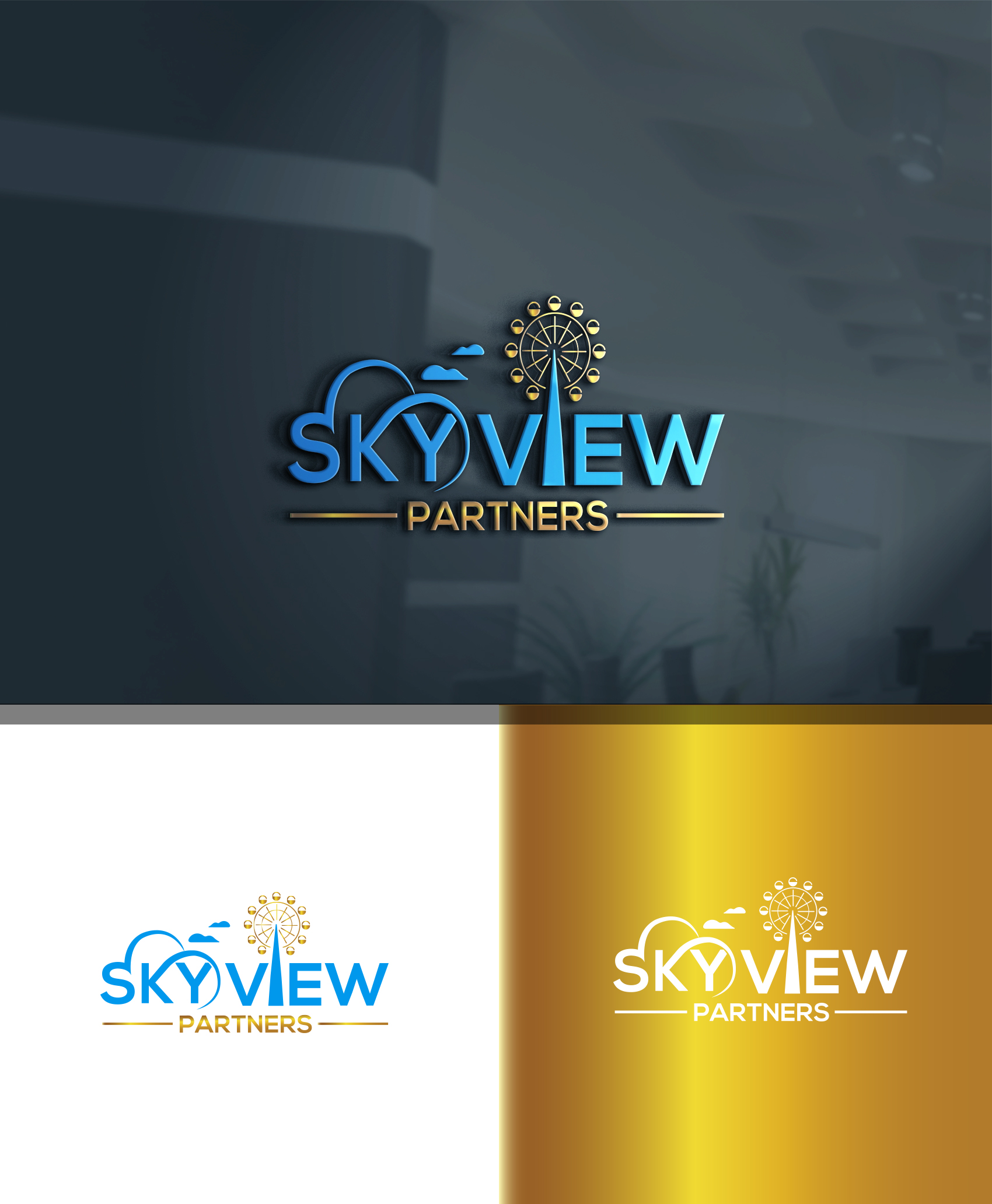 Logo-Design von Reazul Alam für Skyview Atlanta | Design: #29174027
