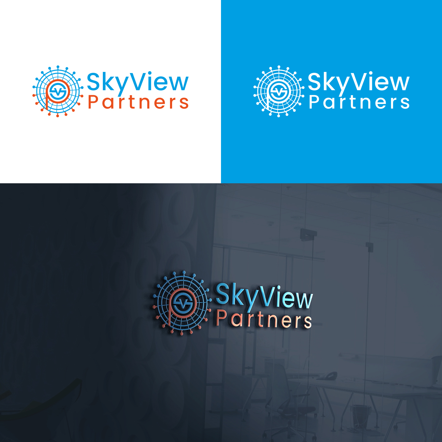 Logo Design by Maxo-Biz for Skyview Atlanta | Design #29105786