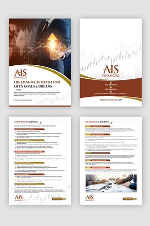 Initial consultation brochure for a wealth management firm. | Broschüren-Design von debdesign