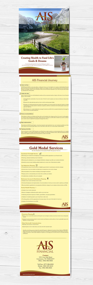 Diseño de Brochure por g-masking para este proyecto | Diseño: #29134347