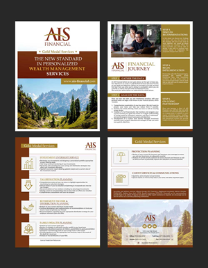 Initial consultation brochure for a wealth management firm. | Broschüren-Design von DA.