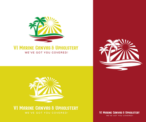 VI Marine Canvas & Upholstery - We've got you covered! | Logo Design by oscar raise