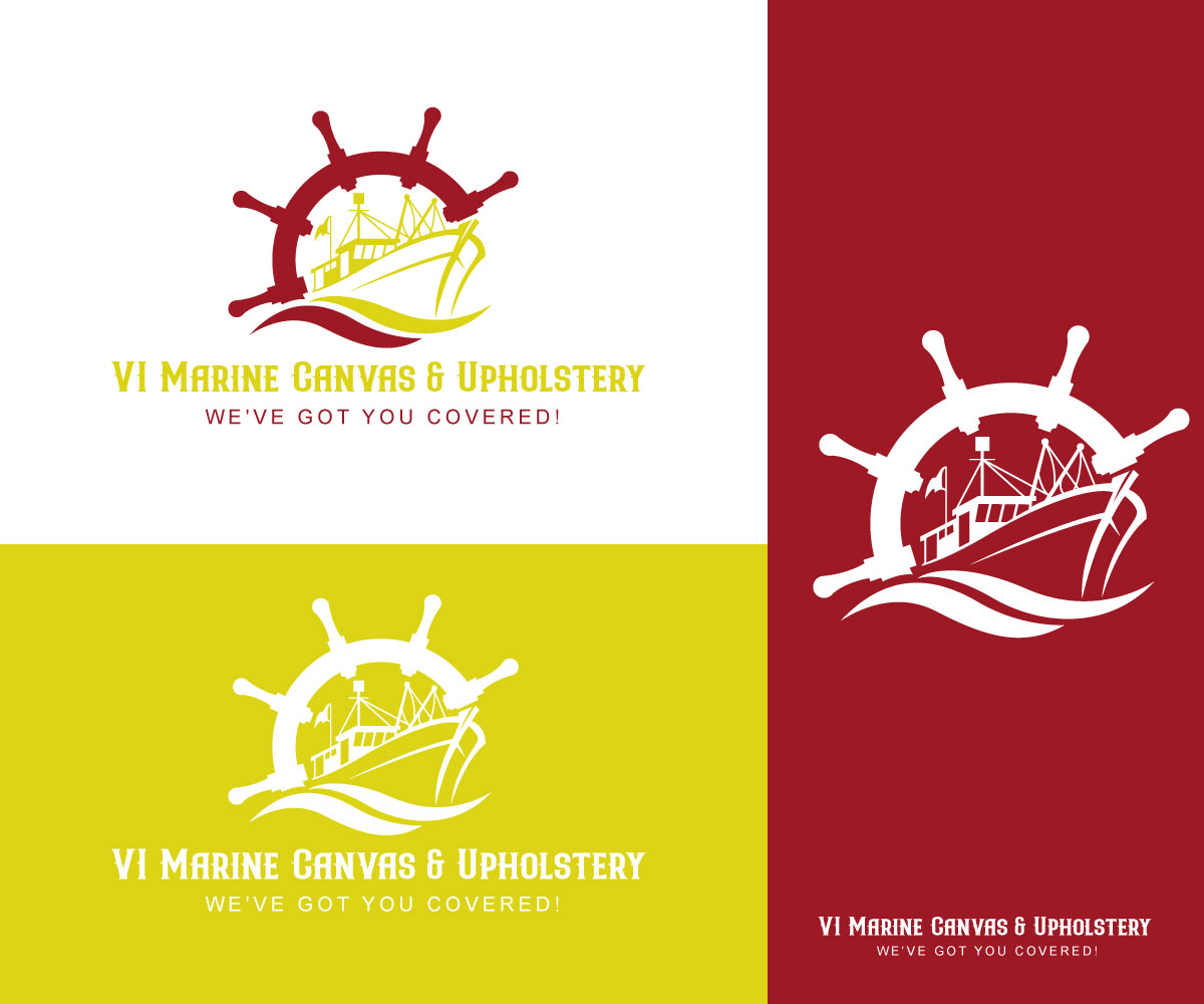 Professional, Elegant, Marine Logo Design for VI Marine Canvas