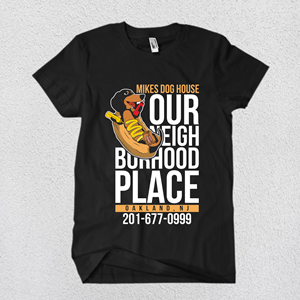 Mikes Dog House( restaurant) | Diseño de Camiseta por Rheanza