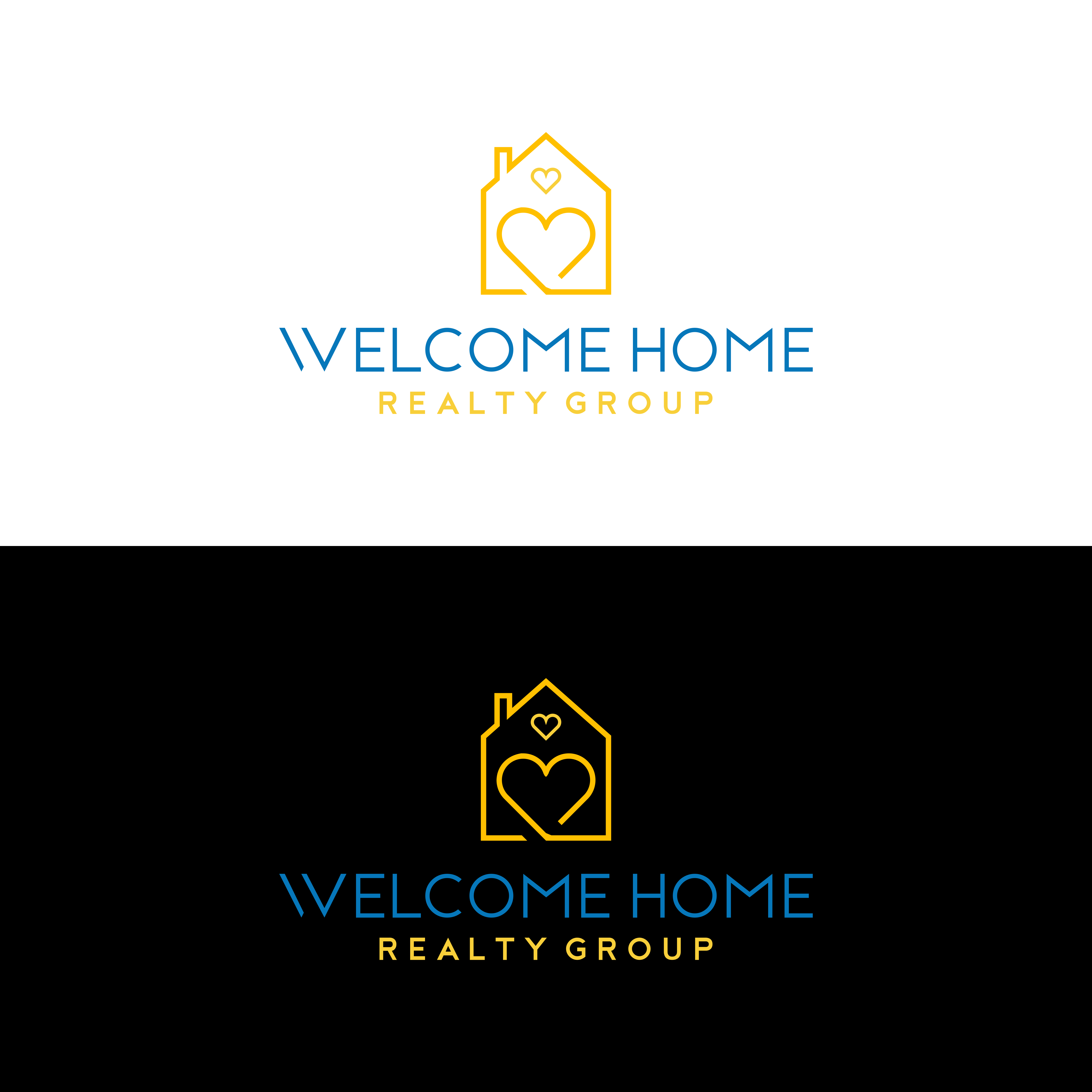 Modern, Bold, Real Estate Logo Design for Home Realty Group by