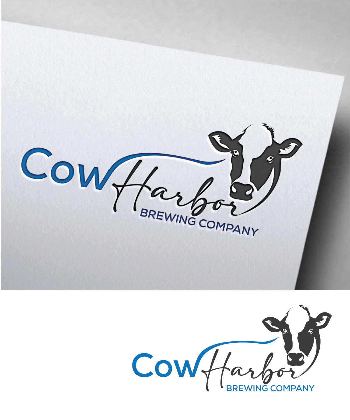 Logo Design by Om Namah Shivay for Cow Harbor Brewing | Design #29123764