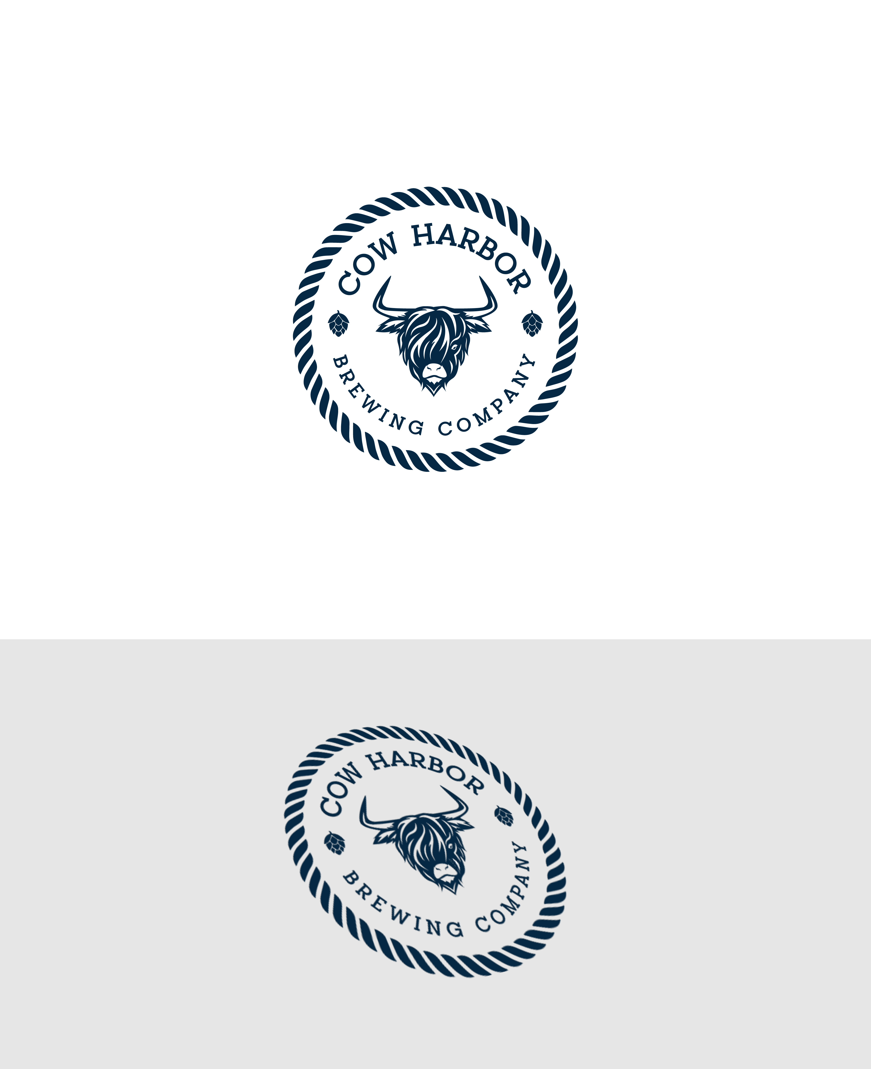 Logo Design by RikoAji for Cow Harbor Brewing | Design #29109835