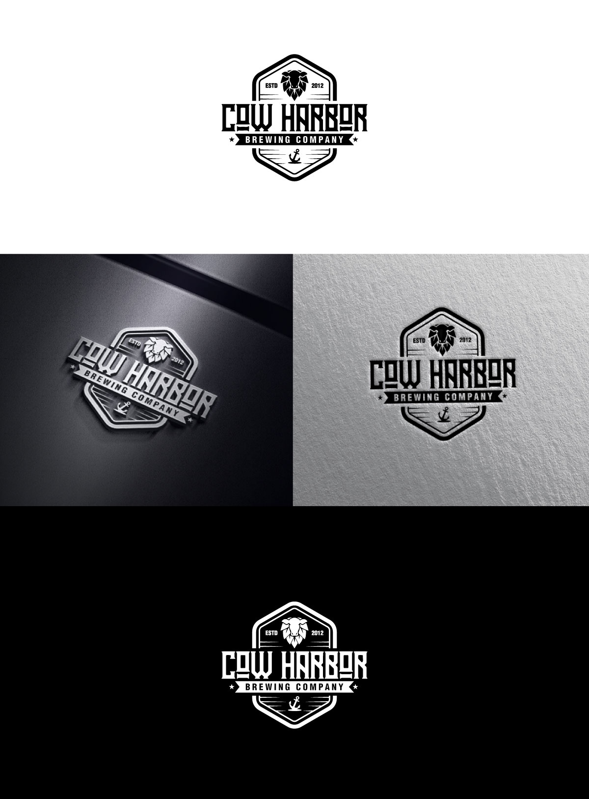 Logo Design by jonkonrad for Cow Harbor Brewing | Design #29104351