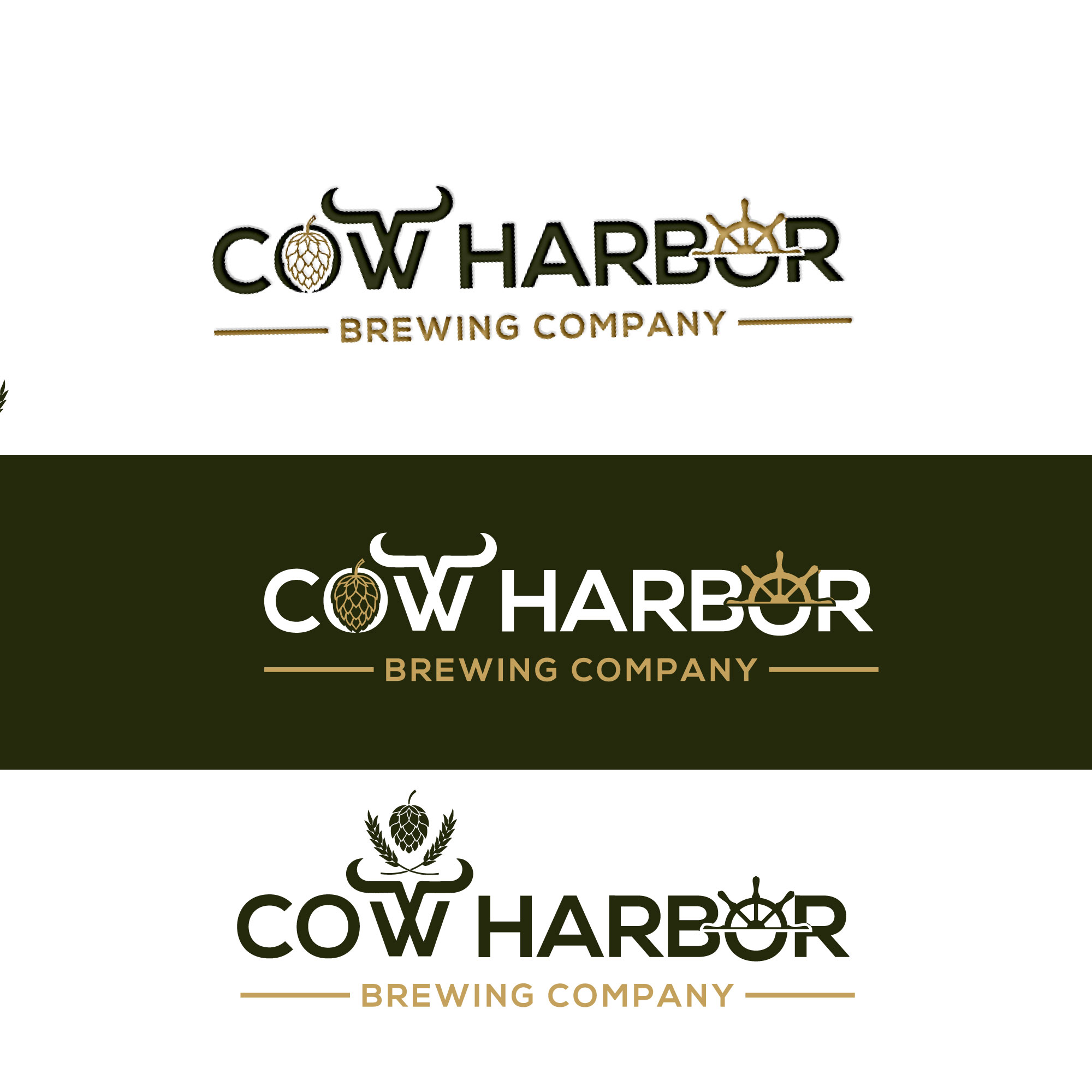 Logo Design by riyad123 for Cow Harbor Brewing | Design #29155902