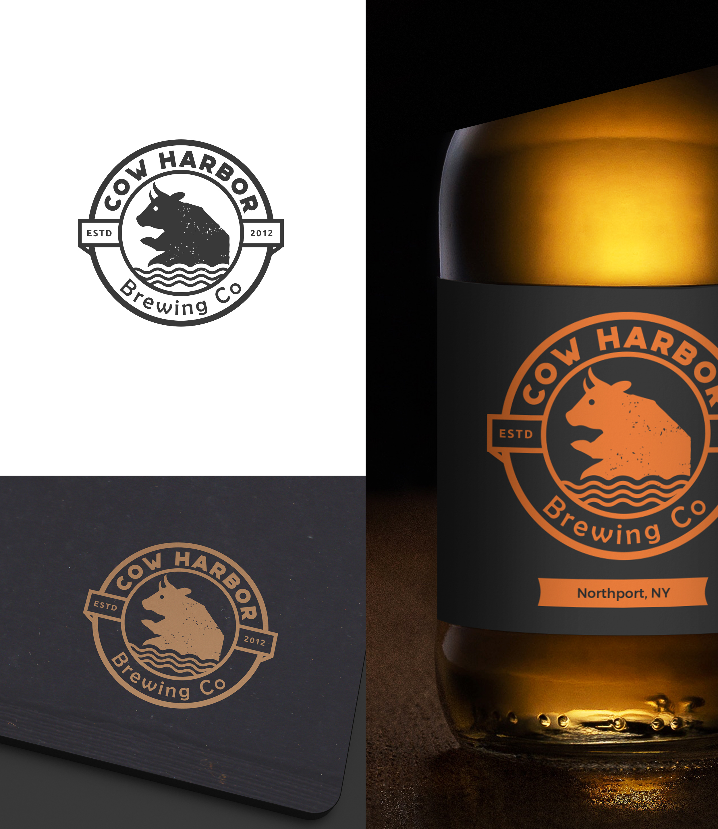 Logo Design by kresh for Cow Harbor Brewing | Design #29162662