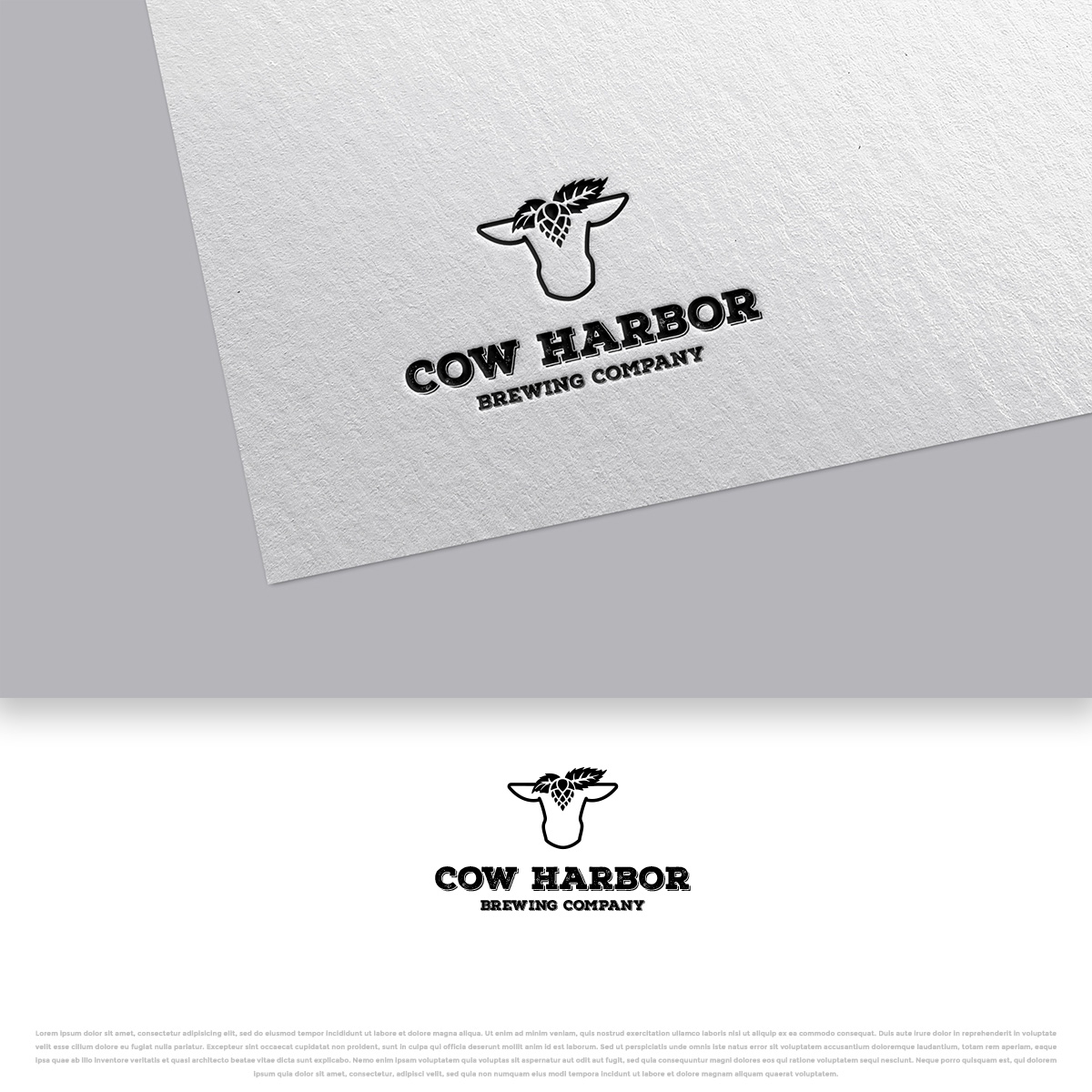 Logo Design by DesignDUO for Cow Harbor Brewing | Design #29156844