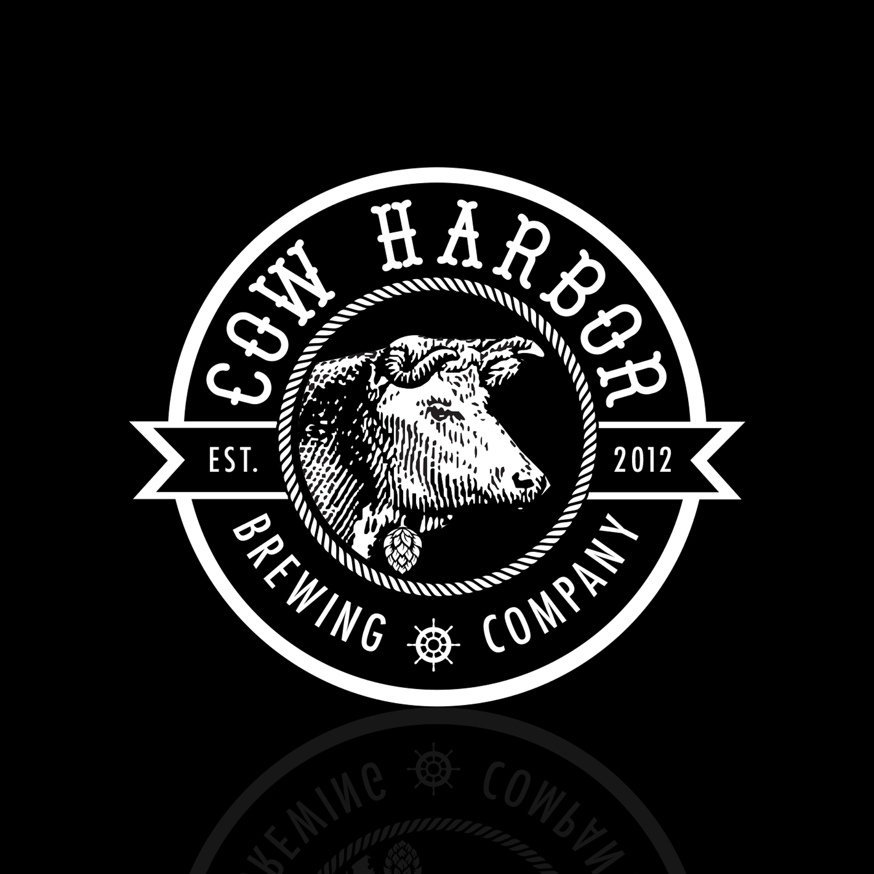 Logo Design by Dennis Jackson Design for Cow Harbor Brewing | Design #29143467