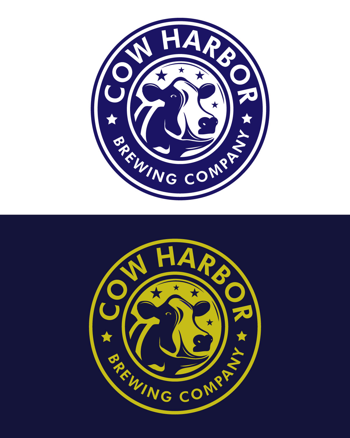 Logo Design by CreativeFeather for Cow Harbor Brewing | Design #29111525