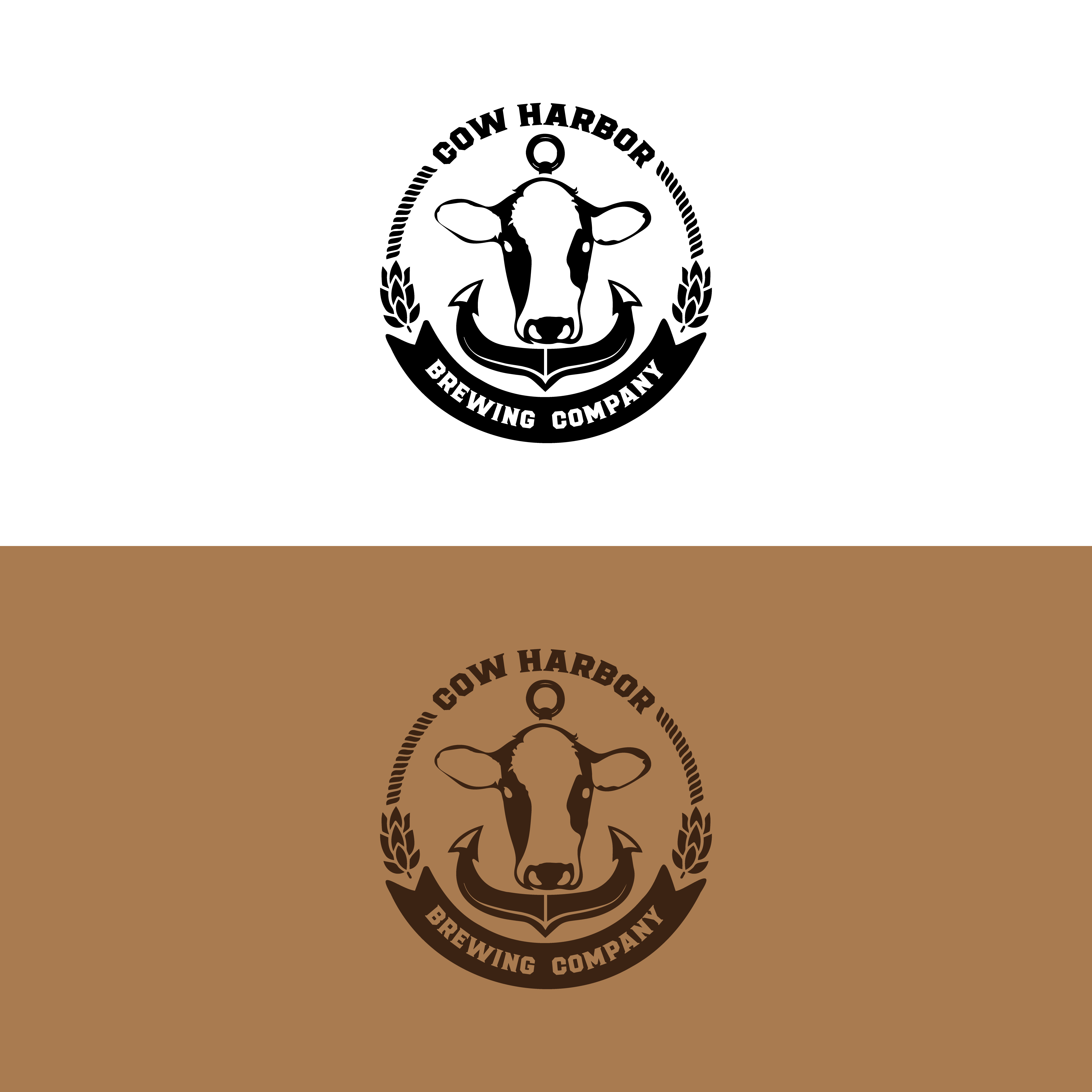 Logo Design by Jburtonux for Cow Harbor Brewing | Design #29139759