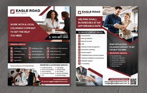 Eagle Road Partners is a Company that provides business solutions to local companies. | Design de Flyer par alex989