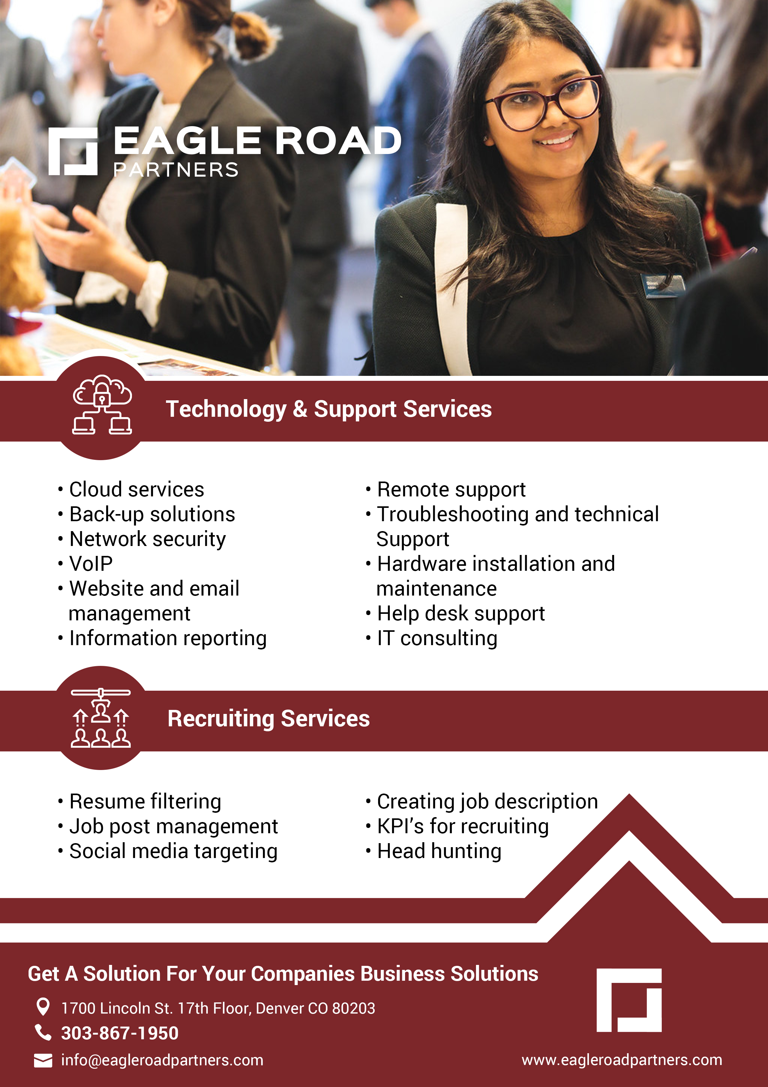 Flyer Design by Hristo Itchov for Massage Recruit | Design #29133451