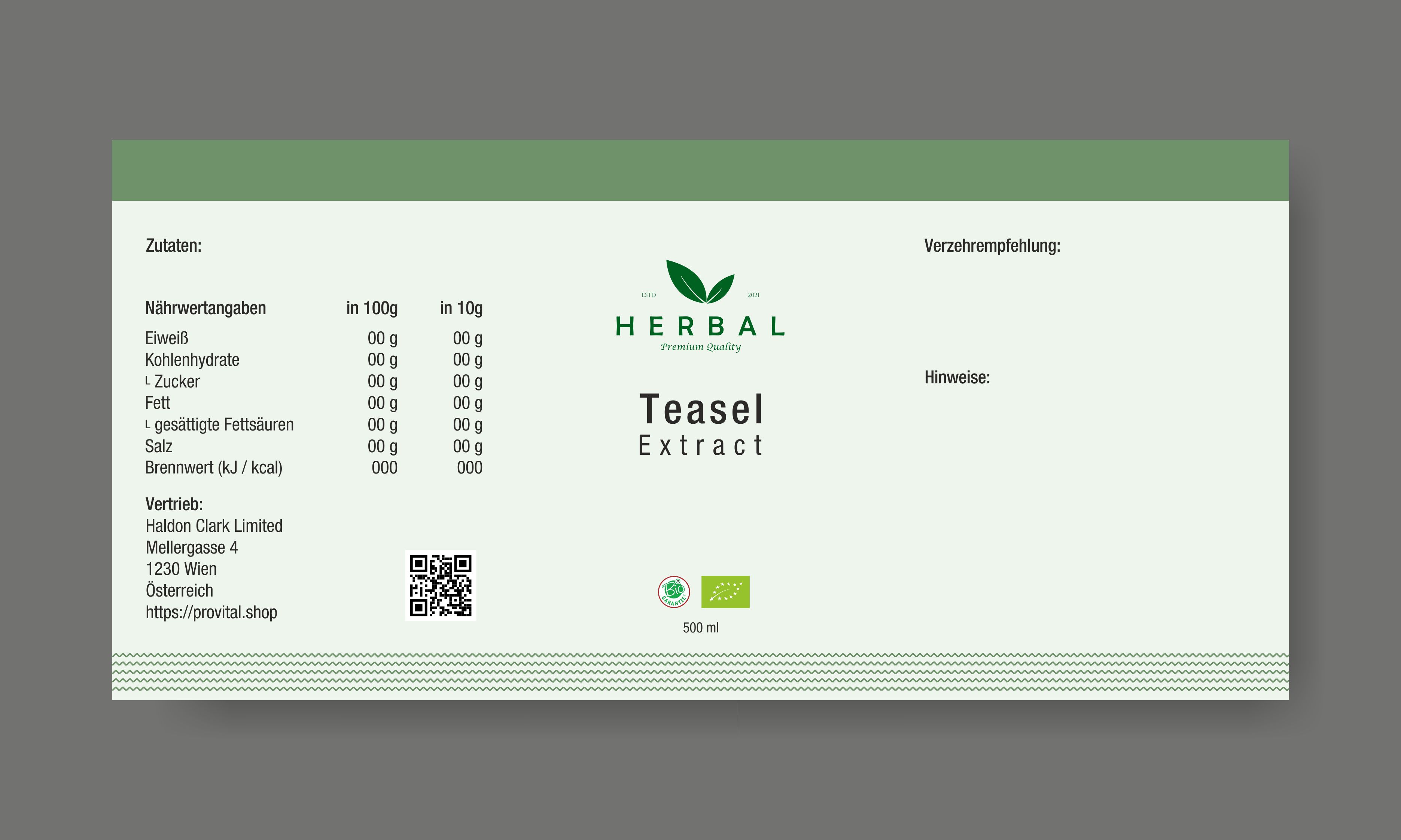 Label Design by Parth P 4 for Haldon Clark Limited | Design #29126754